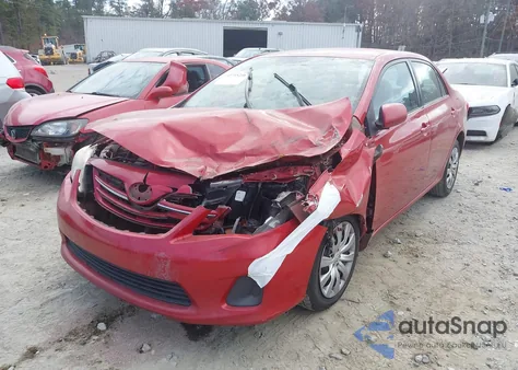 2013 Toyota Corolla Le из США, поврежденный, VIN 5YFBU4EEXDP156342